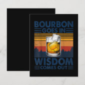 Bourbon-gans in Wisdom komt uit Bedankkaart (Voorkant / Achterkant)