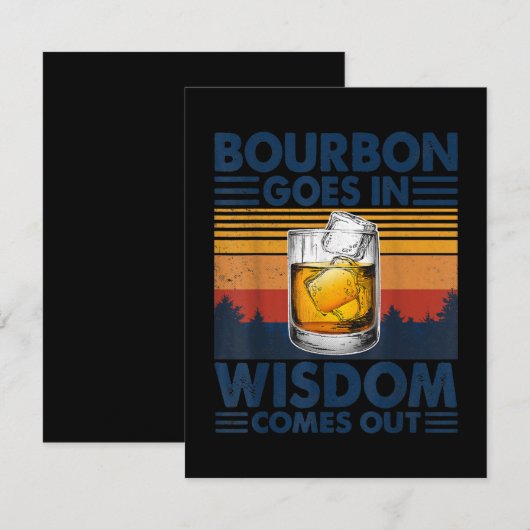 Bourbon-gans in Wisdom komt uit Bedankkaart (Voorkant / Achterkant)