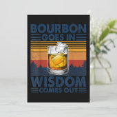 Bourbon-gans in Wisdom komt uit Bedankkaart (Staand voorkant)