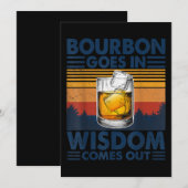Bourbon-gans in Wisdom komt uit Bedankkaart (Voorkant / Achterkant)