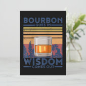 Bourbon-gans in Wisdom komt uit Bedankkaart (Staand voorkant)