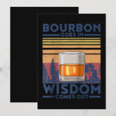Bourbon-gans in Wisdom komt uit Bedankkaart (Voorkant / Achterkant)