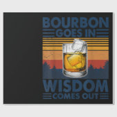 Bourbon-gans in Wisdom komt uit Cadeaupapier (Vlak)