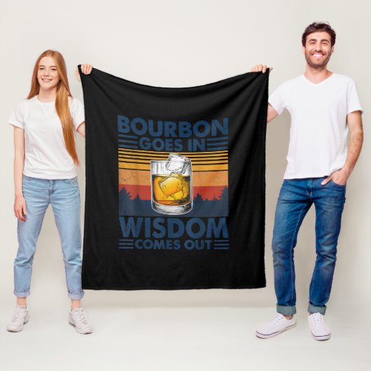 Bourbon-gans in Wisdom komt uit Fleece Deken (In situ)