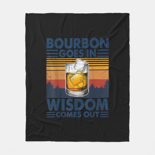 Bourbon-gans in Wisdom komt uit Fleece Deken (Voorkant)