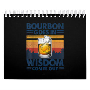 Bourbon-gans in Wisdom komt uit Kalender