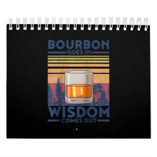 Bourbon-gans in Wisdom komt uit Kalender
