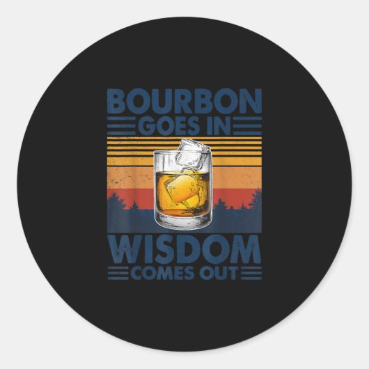 Bourbon-gans in Wisdom komt uit Ronde Sticker (Voorkant)