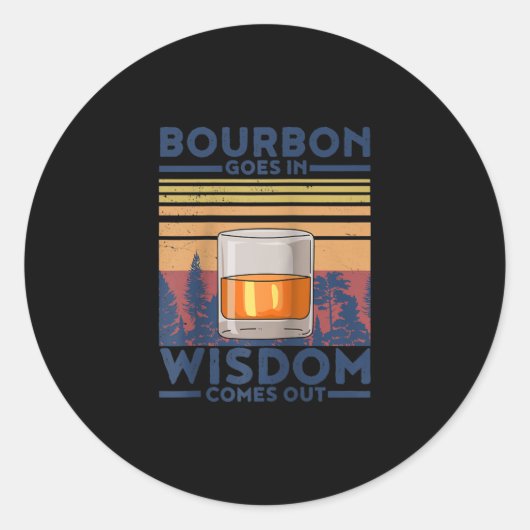 Bourbon-gans in Wisdom komt uit Ronde Sticker (Voorkant)