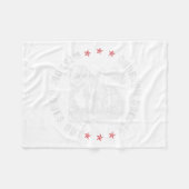 Bourbon Goes In Wisdom Comes Out Monkey Whiskey (o Fleece Deken (Voorkant (Horizontaal))