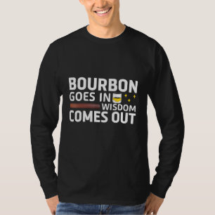 Bourbon Goes in Wisdom komt uit Retro Bourbon Dri T-shirt