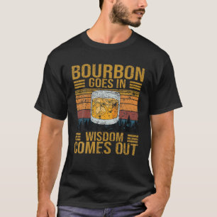 Bourbon Goes in Wisdom komt uit Vintage T-shirt