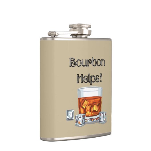 Bourbon Helps. Heupfles (Rechts)