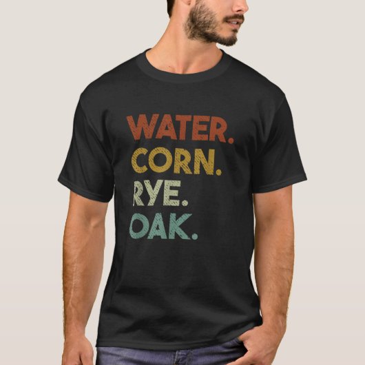 Bourbon Ingredient List T-shirt (Voorkant)