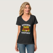 Bourbon Is A Vegetable  Bourbon Whiskey Drinker Al T-shirt (Voorkant volledig)