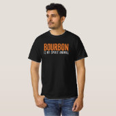 Bourbon is mijn Spirit Animal  Amerikaans T-shirt (Voorkant volledig)