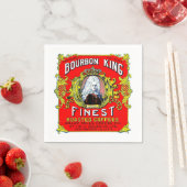 Bourbon King Finest Roasted Coffies Servetten (Insitu)