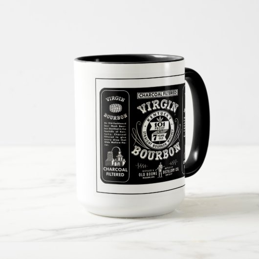 Bourbon-label Mok (Voorkant rechts)