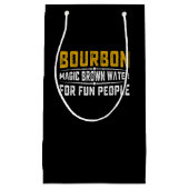 Bourbon Magic Brown Water Fun People - Whiskey Klein Cadeauzakje (Voorkant)