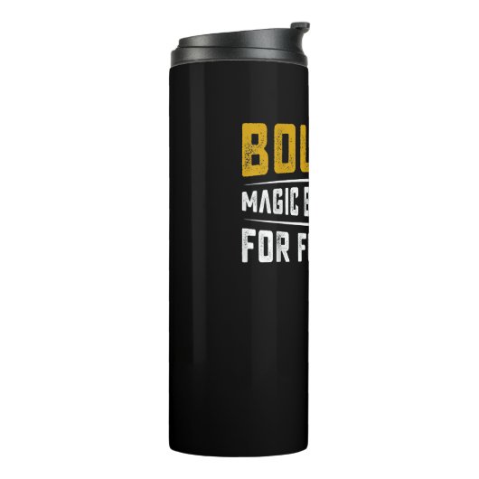 Bourbon Magic Brown Water Fun People - Whiskey Thermosbeker (Gedraaid links)