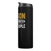 Bourbon Magic Brown Water Fun People - Whiskey Thermosbeker (Geroteerd rechts)