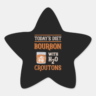 Bourbon met watergroepen vandaag ster sticker