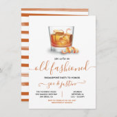 Bourbon Old Fashioned Party Kaart (Voorkant / Achterkant)
