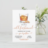 Bourbon Old Fashioned Party Kaart (Staand voorkant)
