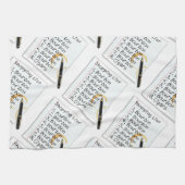 BOURBON SHOPPING LIST COCKTAIL HUMOR THEEDOEK (Horizontaal)