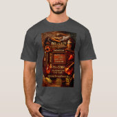Bourbon smaakkaart t-shirt (Voorkant)