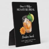 Bourbon Smash Cocktail Bar Signature Drink Sign Fotoplaat (Zijkant)