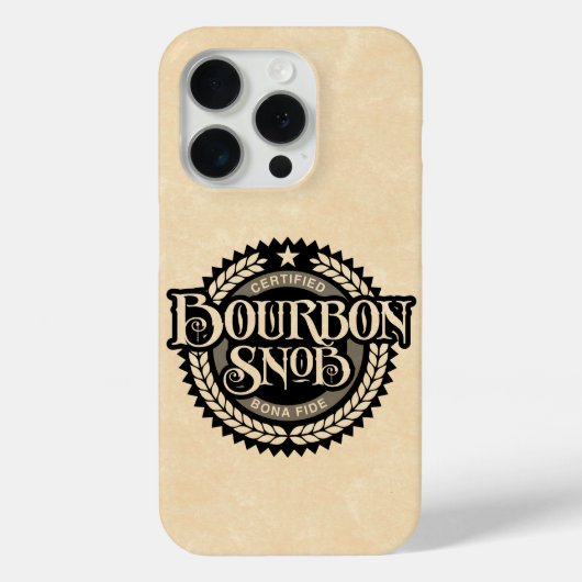 Bourbon Snob - funny whiskey drinker Case-Mate iPhone Case (Achterkant)