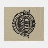 Bourbon Snob - funny whiskey drinker Fleece Deken (Voorkant (Horizontaal))