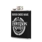 Bourbon Snob - funny whiskey drinker Heupfles (Links)
