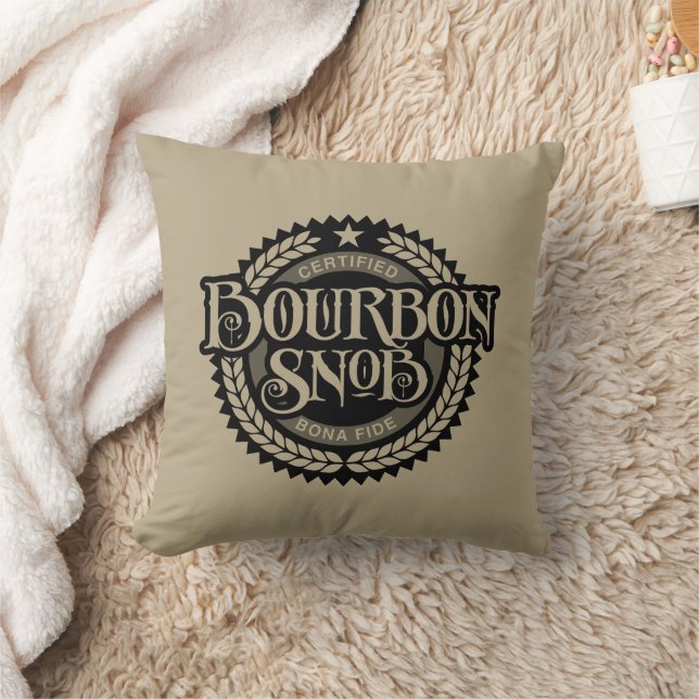Bourbon Snob - grappige whiskey drinker Kussen (Deken)