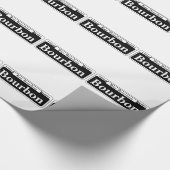 Bourbon St., New Orleans Street Sign Cadeaupapier (Hoek)