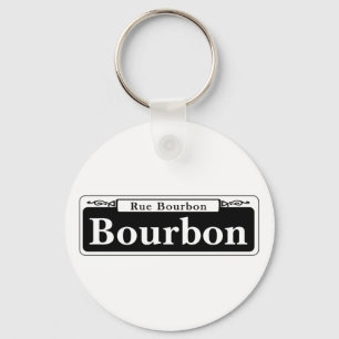 Bourbon St., New Orleans Street Sign Sleutelhanger