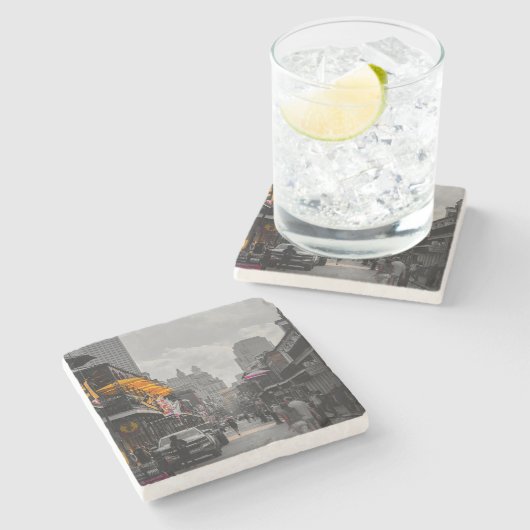 Bourbon St. Stenen Onderzetter (Zijkant)