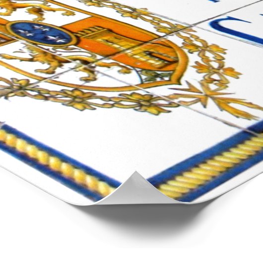 Bourbon St Tile Mural Poster (Hoek)