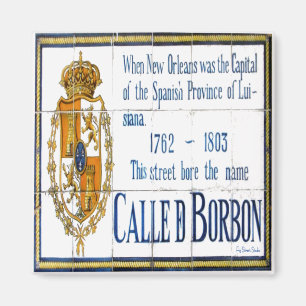 Bourbon St. Tiles Magneet