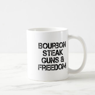 Bourbon Steak Pistolen en Freedom USA Flag Whiskey Koffiemok