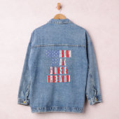 Bourbon Steak Pistolen Freedom USA Flag Whiskey In Denim Jacket (Hangar)