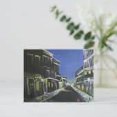 Bourbon Street 4am Briefkaart (Staand voorkant)