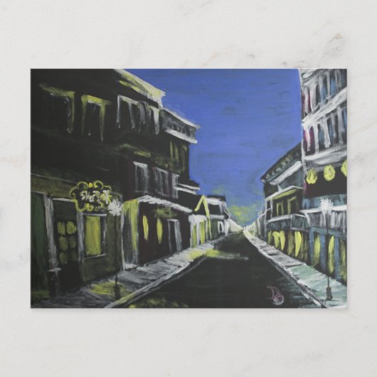 Bourbon Street 4am Briefkaart (Voorkant)