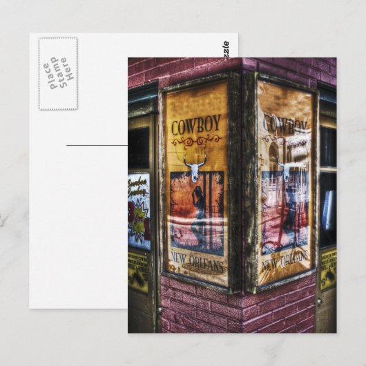 Bourbon Street Briefkaart (Voorkant / Achterkant)