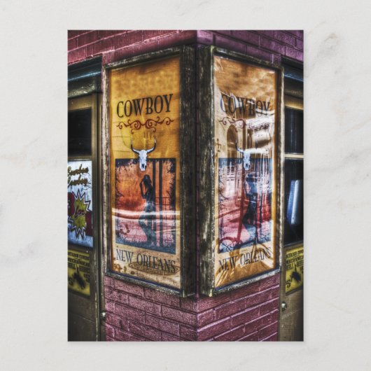 Bourbon Street Briefkaart (Voorkant)