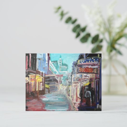 Bourbon Street Briefkaart (Staand voorkant)