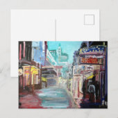 Bourbon Street Briefkaart (Voorkant / Achterkant)