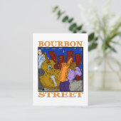 Bourbon Street Briefkaart (Staand voorkant)