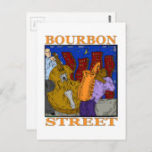 Bourbon Street Briefkaart (Voorkant / Achterkant)